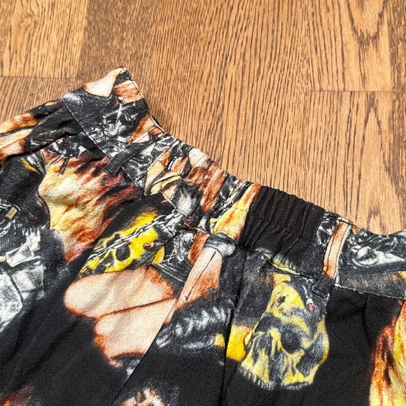 Fashion Brand Company Penelope Gazin Motorcycle Pinup Girl Woven Pants Womens S - Picture 7 of 10